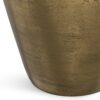 Cavan - Cast Aluminum Side Table - Antique Brass - Image 7