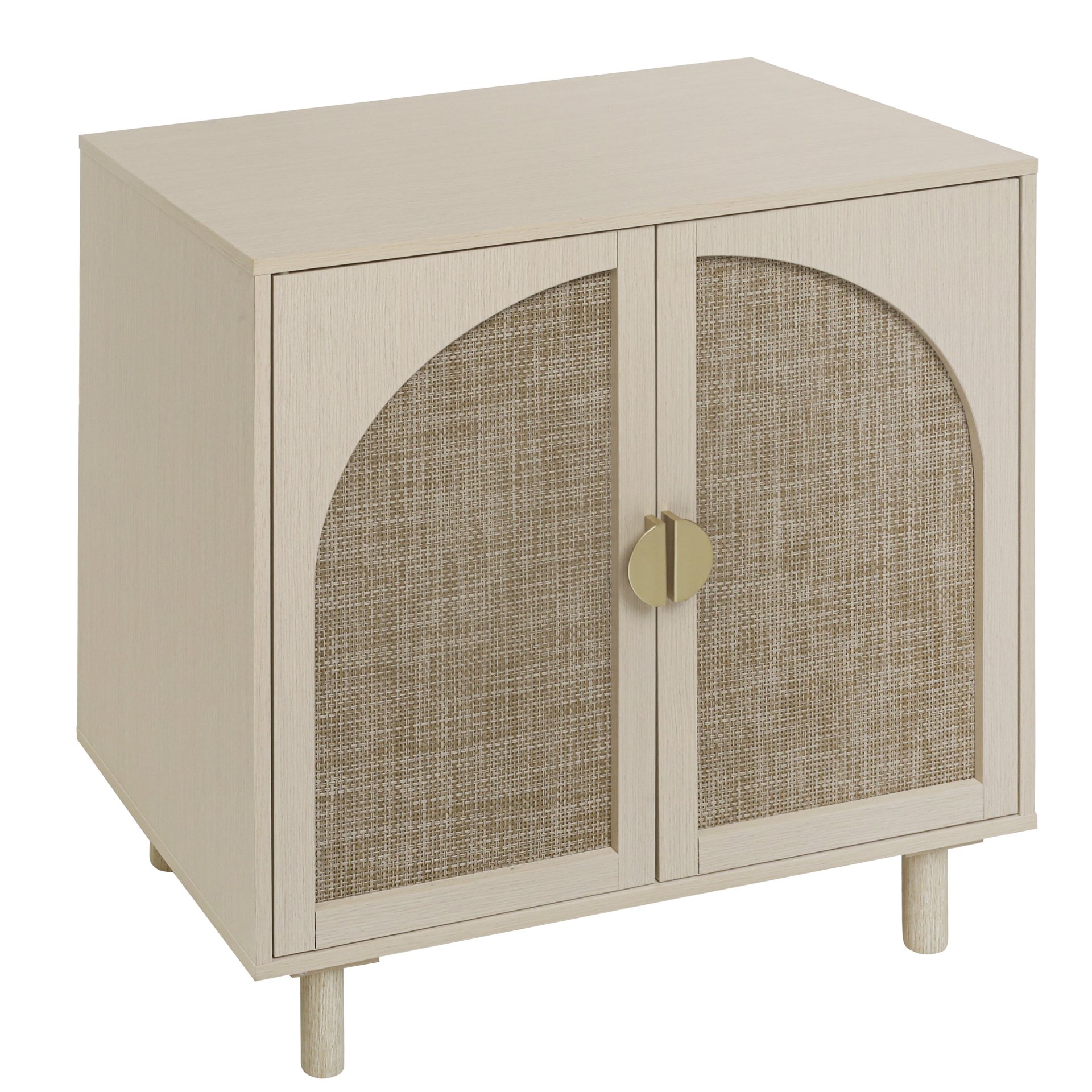 2 Door Cabinet, For Bedroom - Natural - Image 8