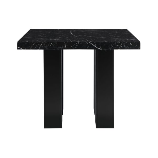 Mikha - Bar Table And Bar Stools - Black / Gray