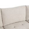 Oversized Sectional Sofa U-Shaped Sofa Couch Pull-Out Sofa Bed With Two Throw Pillows For Living Room - Beige - Image 21