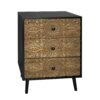 3 Drawer Cabinet, Suitable For Bedroom - Black - Image 6