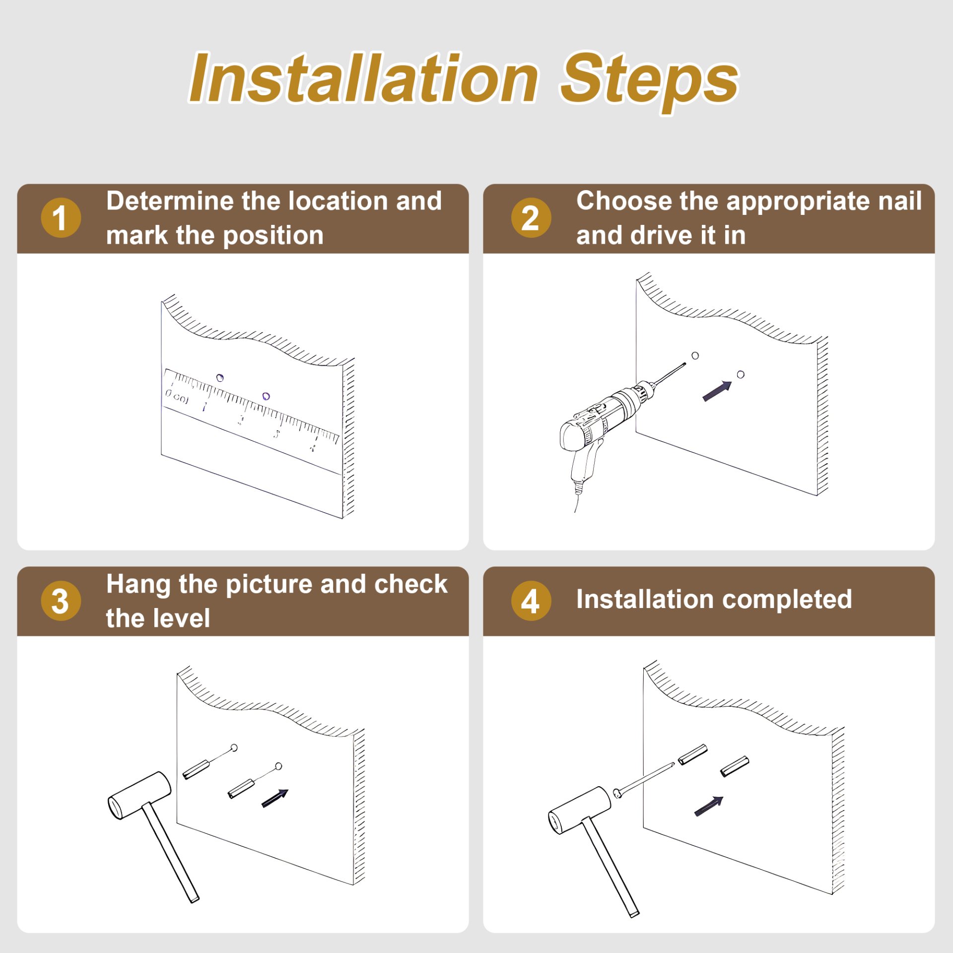 Adjustable 3 Color LED Sandstone Wall Decor With Simulated Plants, Glass Vase & Rabbit Statue - Light Coffee - Image 15