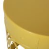 Outdoor Metal End Table Large - Yellow - Image 7