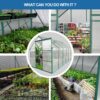 6X12 Ft Polycarbonate Greenhouse Raised Base And Anchor Aluminum Heavy Duty Walk-In Greenhouses For Outdoor Backyard In All Season - Green - Image 5