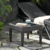 Outdoor Antibes Wicker Side Table, Accent Table - Gray - Image 5