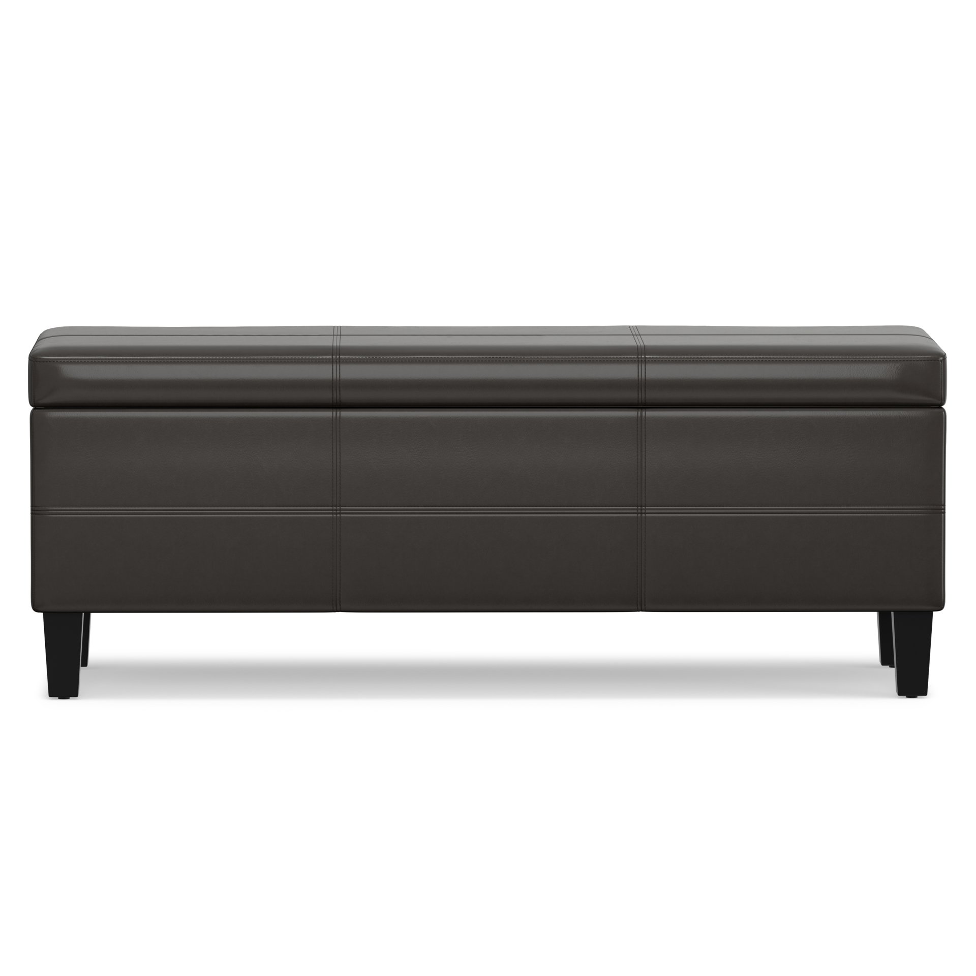 Afton - Storage Ottoman Bench - Tanners Brown - Image 12