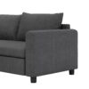 Modern Modular Sectional L Shaped Corner Couch Set With Wide Seat, Minimalist Style Oversized Comfy 5 Seat Sofa With Pillow - Gray - Image 3