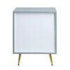 Gaines - High Gloss Nightstand - Gray - Image 6