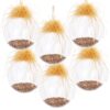 Christmas Ball Ornaments, Glass Decorative Hanging Ball Christmas Tree Ornaments, For Holiday Decorations (Set of 6) - Multi - Image 2