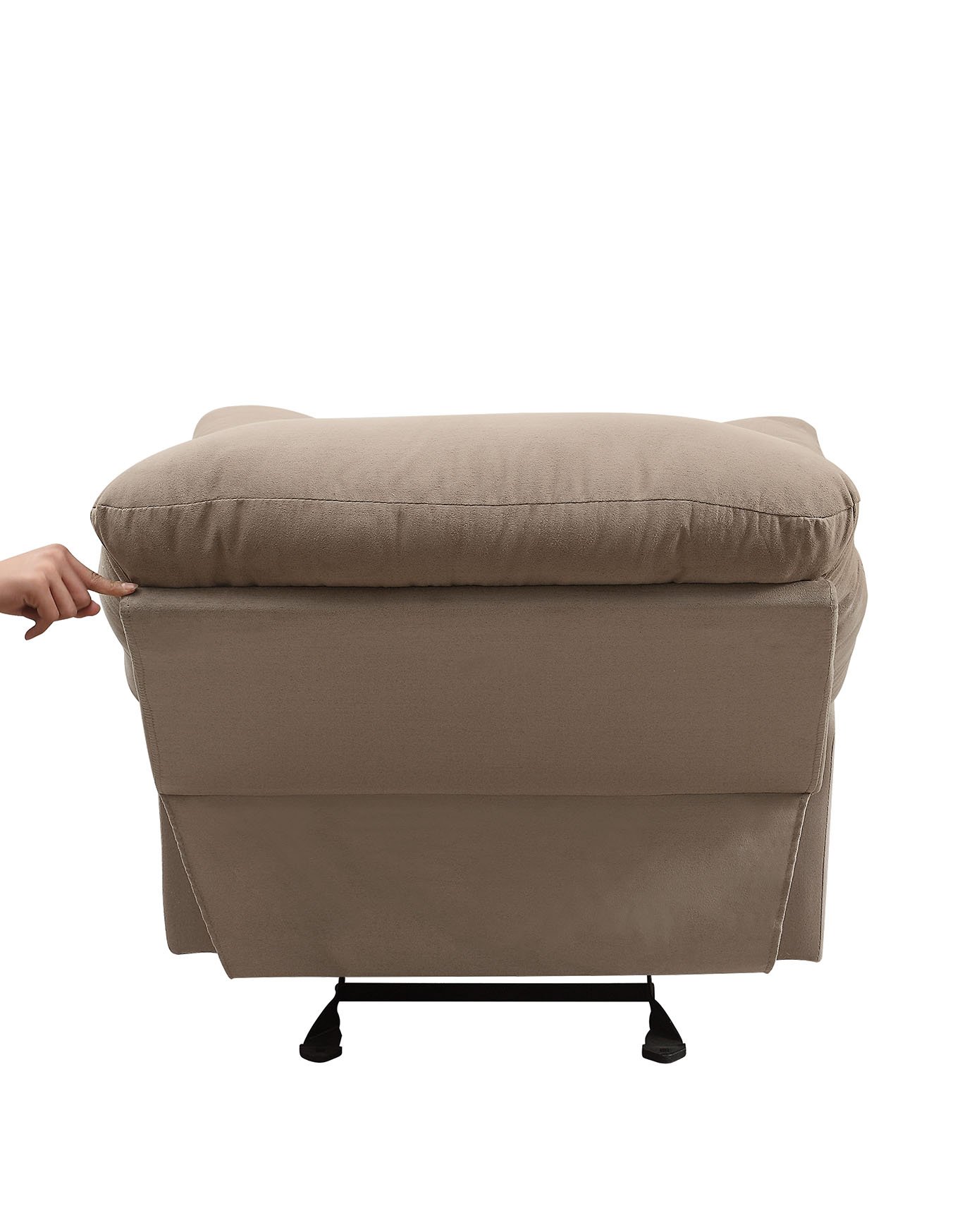 Arcadia - Micro Motion Recliner - Light Brown - Image 7