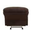 Arcadia - Micro Motion Glider Recliner - Chocolate - Image 11