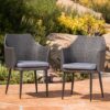 Kenneth - Chair Outdoor Dining Chair - Gray - Image 2
