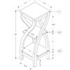 Accent Table, Square, Contemporary & Modern - Espresso - Image 5