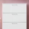 Bliss - Glossy 4 Drawer Jumbo Chest With Extra Storage - White - Image 7
