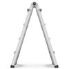 Multi-Position Foldable Aluminum Ladder, A-Frame And Straight Ladder, Ansi 250Lbs - Gray - Image 7
