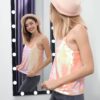Hollywood - Full Length Mirror With Lights Full Body Vanity Mirror With 3 Color Modes Lighted Standing Floor Mirror For Dressing Room Bedroom Wall Mounted Touch Control - Black - Image 8