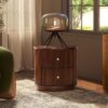 Valentine - 2 Drawer Storage Side Table - Dark Walnut - Image 11