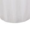 Outdoor End Table With Soft Wave Edge - Antique White - Image 7