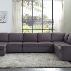 Tifton - Modular Sectional Sofa With Reversible Chaise - Dark Gray