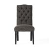 Harriet - Tufted Dining Chair (Set of 2) - Dark Gray - Image 8