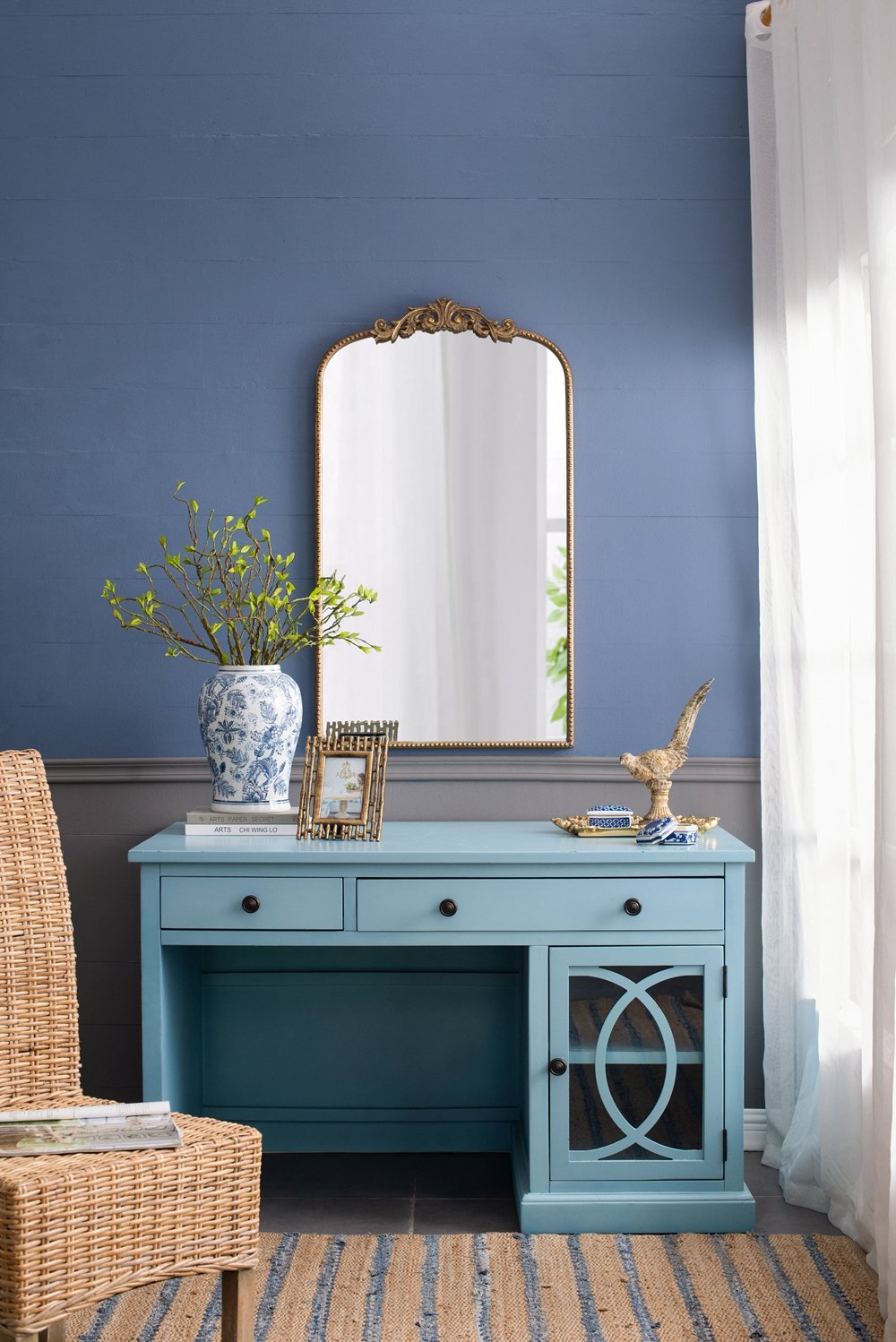 Desk Stylish Design - Blue - Image 2
