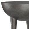 Otto - Cast Aluminum Side Table - Black - Image 5