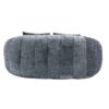 Contemporary Bean Bag Sofa Lazy Sofa Durable Comfort Lounger For Indoor & Outdoor Use - Gray - Image 13