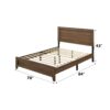 Miquell - Eastern King Bed - Oak - Image 5