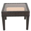 Nebulosity - Outdoor Accent Table With Square Glass Top - Brown Multi - Image 4