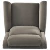 360 Degrees Swivel Recliner Manual Rocking With Adjustable Backrest For Living Room - Light Brown - Image 19