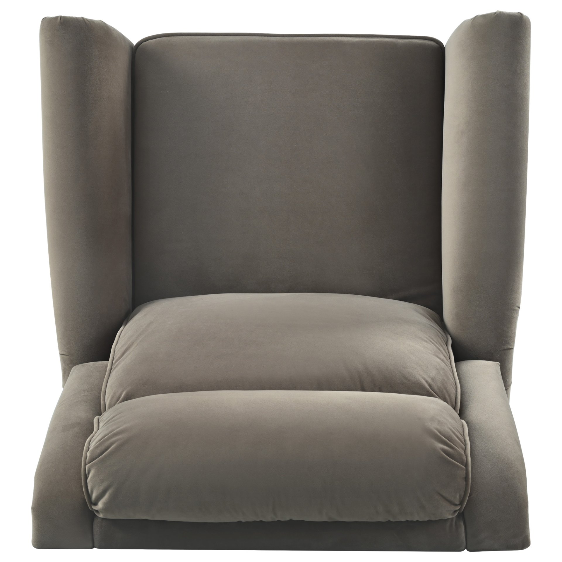 360 Degrees Swivel Recliner Manual Rocking With Adjustable Backrest For Living Room - Light Brown - Image 19
