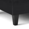 Harrison - Small Coffee Table Storage Ottoman - Midnight Black - Image 5