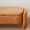 Ottoman Oval Storage Bench, 3D Lamb Fleece Bench With Large Storage Space For The Living Room, Entryway And Bedroom - Brown - Image 9