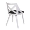 Charlotte - Farmhouse Chair (Set of 2) - White / Charcoal - Image 4