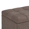 Sienna - Storage Ottoman Bench - Fawn Brown - Image 6
