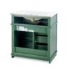 30" Bathroom Vanity With Sink, 1 Tip Out Drawer, 3 Drawers, Door Shelf, Soft Closing Door - Green - Image 19