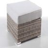 Outdoor Ottoman With Cushion - Gray - Image 6