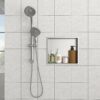 15" X 13" Stainless Steel Shower Niche With Durable Waterproof Design - Brushed Nickel - Image 4