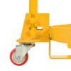 Steel Drum Dolly 55 Gallon Capacity Oil Barrel Mover With Wheels Low Profile Caddy - Yellow - Image 9