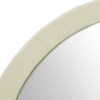 Transitional Decor Style Mango Wood Wall Mirror Wall Decor With Frame Of Solid Mango Wood For Bathroom, Entryway Console Lean Against Wall - Cream - Image 4