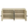 Rattan 4 Door Cabinet, Suitable For Bedroom - Natural - Image 11