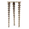 Bohemian Industrial Drill Table L - Antique Brass - Image 6