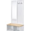 Melati - Hall Tree - Light Oak / White - Image 2