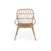 Monsoon Outdoor Accent Chair With Open Weave Design - Light Brown - Image 4