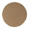 Wood Round Mirror, Farmhouse Decor Style Circle Wall Mirror For Living Room Bathroom Entryway - Brown - Image 9