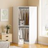 Polygon - Corner Wardrobe - White - Image 15