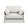 Jasper - Upholstered Patio Deep Seating Armchair - Wheat Beige - Image 12