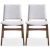 Gusto - Dining Chair (Set of 2) - Brown / Light Gray - Image 2