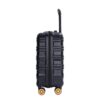 Carry On Luggage Airline Approved Carry On Suitcase With Tsa Approved Carry On Luggage With Wheels Carry On Bag Hard Shell Suitcases - Black - Image 6