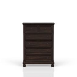 5 Drawer Chest - Dark Cherry